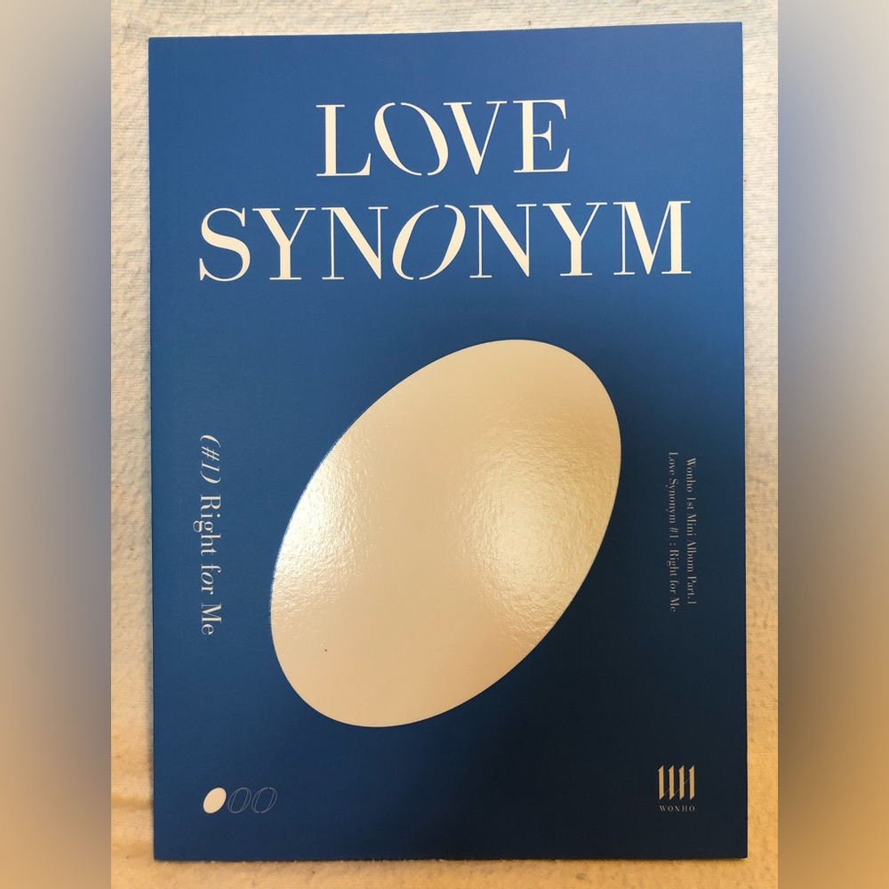 Wonho - Love Synonym - Right for Me - K-pop CD set